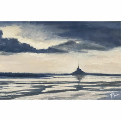"Lumière sur le mont St Michel"