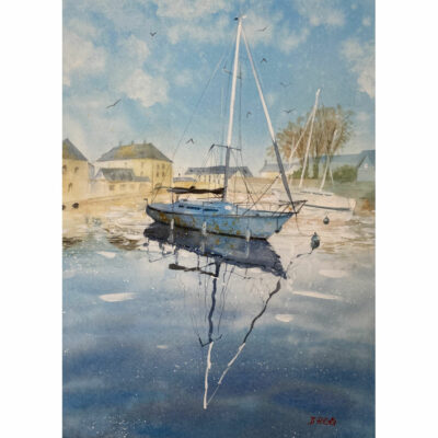 "Lumière sur le port de Pont-L'Abbé"