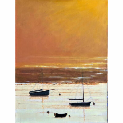 "Port Blanc au petit jour"